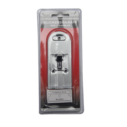 金屬美工刀+5PC夾子刀片