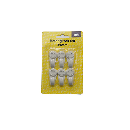 6PC1.5”帶鋼釘中掛鉤（無(wú)頭釘）