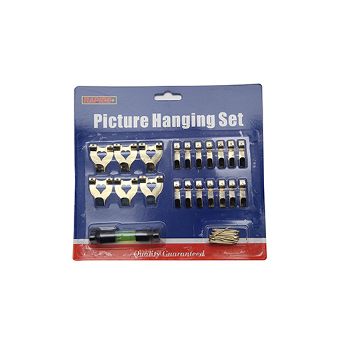 20PC圖畫掛鉤+水平儀