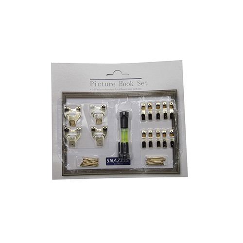 14PC圖畫掛鉤+水平儀