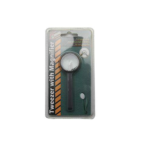  1.5”放大鏡鑷子（雙泡）